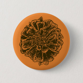 Marigold Flower Power Button