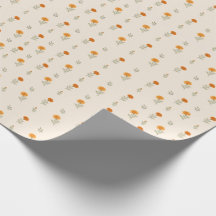 Marigold Garden Cottagecore Floral Wrapping Paper
