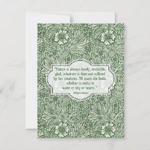 Marigold pattern - William Morris Postcard
