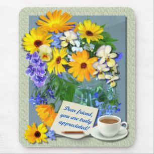 MARIGOLD POSY ~ Mousepad