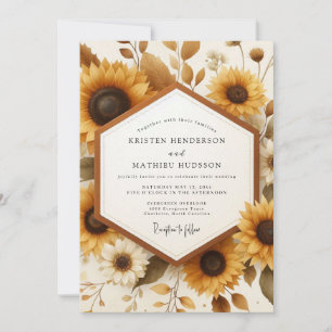 Marigold Rustic Harvest Wedding Invitation