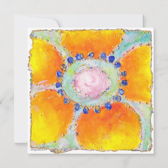 "marigold" shower invitation (Front)