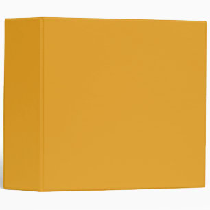 Marigold Solid Color   Classic   Trendy  3 Ring Binder