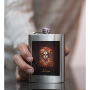 Marigold Spirit, custom Flask