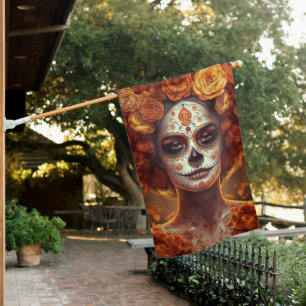 Marigold Spirit House Flag