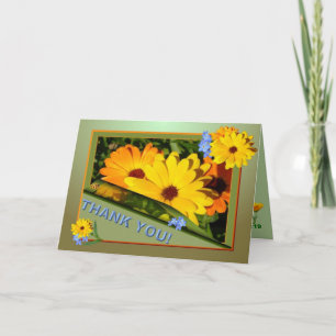 MARIGOLD 'THANK YOU' card