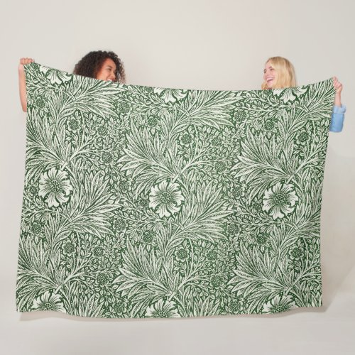 Marigold William Morris Fleece Blanket