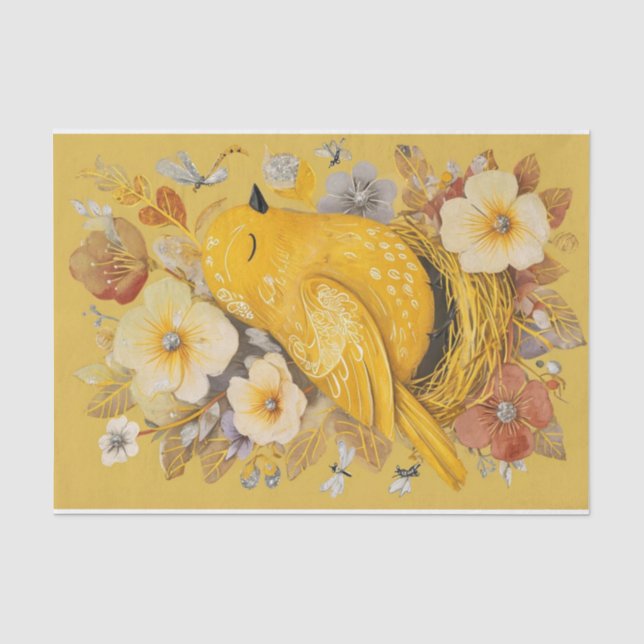 Marigold Wings Tissue Paper (Front)