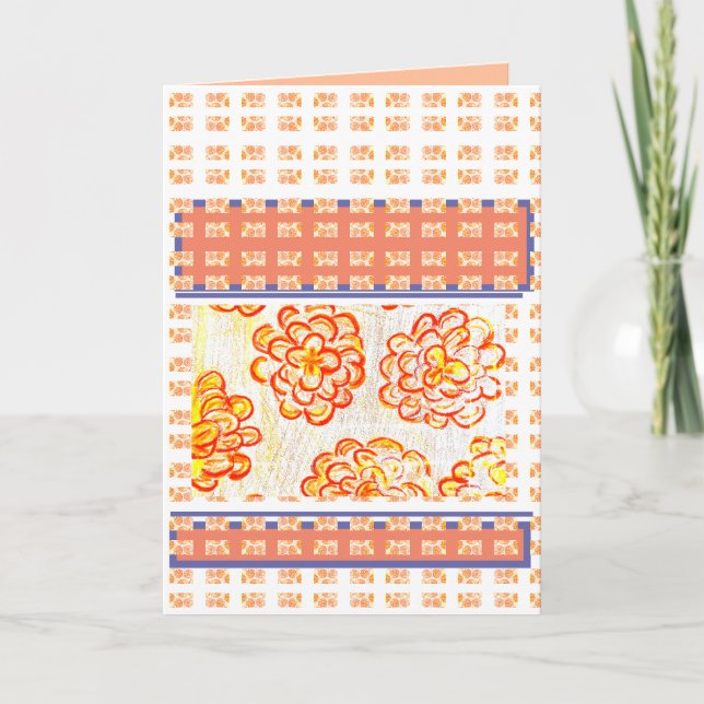 Marigolds Birthday Card (Front)