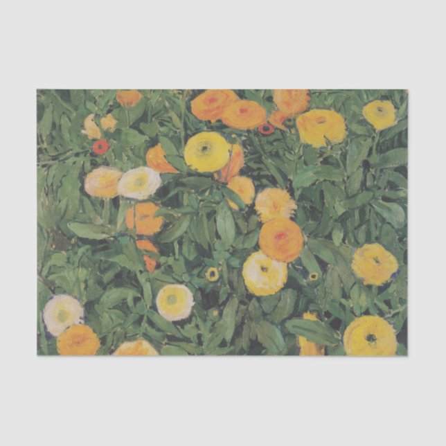 Marigolds by Koloman Moser Tissue Paper (Front)