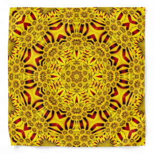 Marigolds Colorful Hankerchief, Hankie Bandana