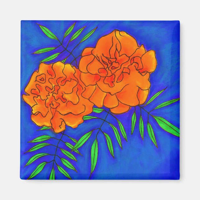 Marigolds Magnet (Front)