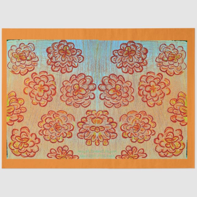 Marigolds Tissue Paper (Front)