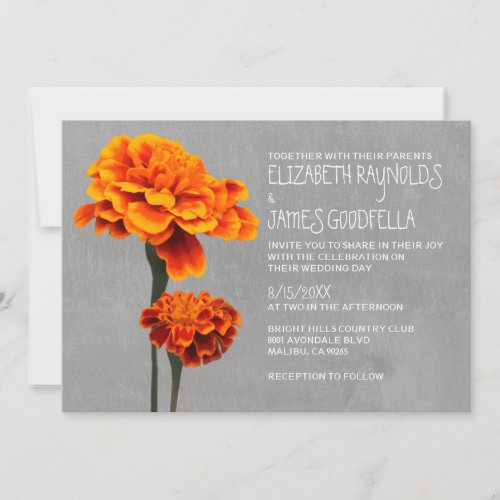 Marigolds Wedding Invitations