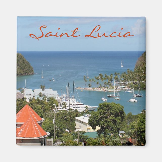 Marigot Bay Saint Lucia Magnet (Front)