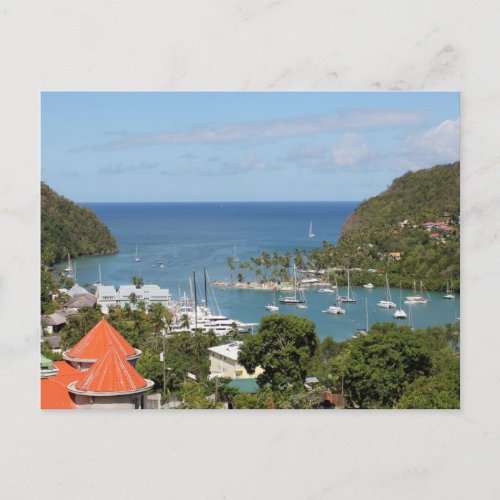 Marigot Bay Saint Lucia Postcard