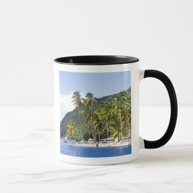 Marigot Bay, St. Lucia, Caribbean Mug (Right)