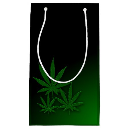 Marijuana Leaf Emerald Green