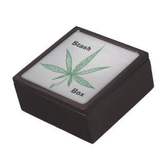 Marijuana Leaf Stash Box