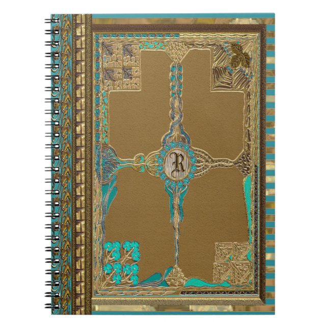 Marilayne Regency  Victorian Monogram Notebook (Front)