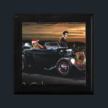 Marilyn and Elvis Christmas Joy Ride Jewelry Box<br><div class="desc">Marilyn and Elvis Christmas Joy Ride</div>