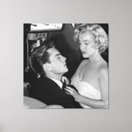 marilyn and Hipoto in the clip for movie Canvas Print