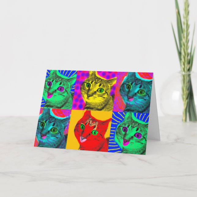 Marilyn Cats: Greeting Card (Front)