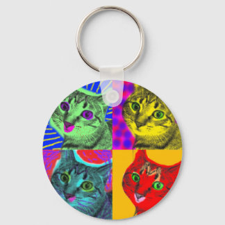 Marilyn Cats Keychain