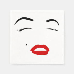 Marilyn Face Napkins