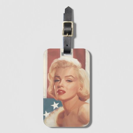 Marilyn Flag Luggage Tag