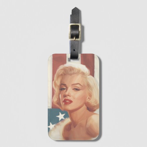 Marilyn Flag Luggage Tag