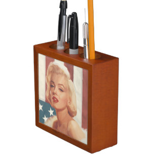 Marilyn Flag Pencil/Pen Holder