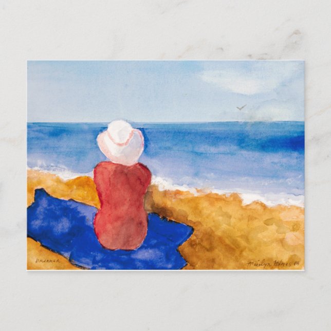 Marilyn Holmes Fine Art Postcard "Dreamer" (Front)