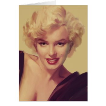 Marilyn In Black by boulevardofdreams at Zazzle