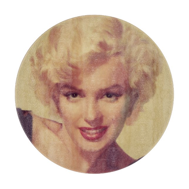 Marilyn in Black Cutting Board (Front)