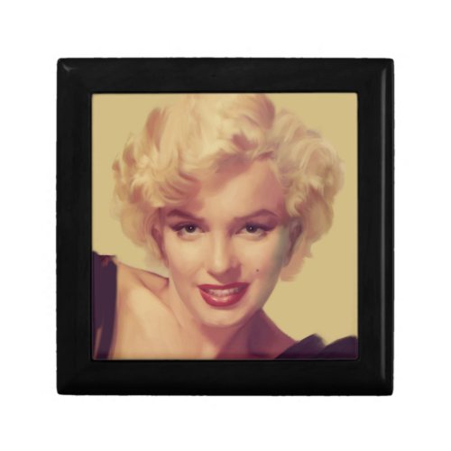 Marilyn in Black Keepsake Box