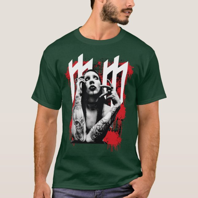 Marilyn Manson retro T-Shirt (Front)