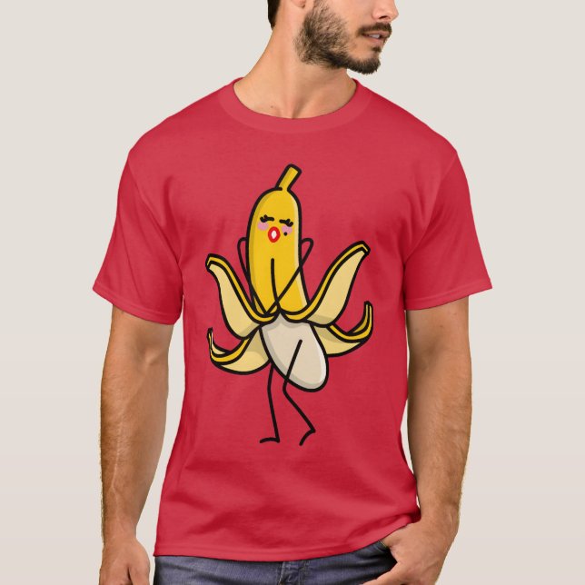 Marilyn Monroe sey banana blowing skirt up pun ret T-Shirt (Front)