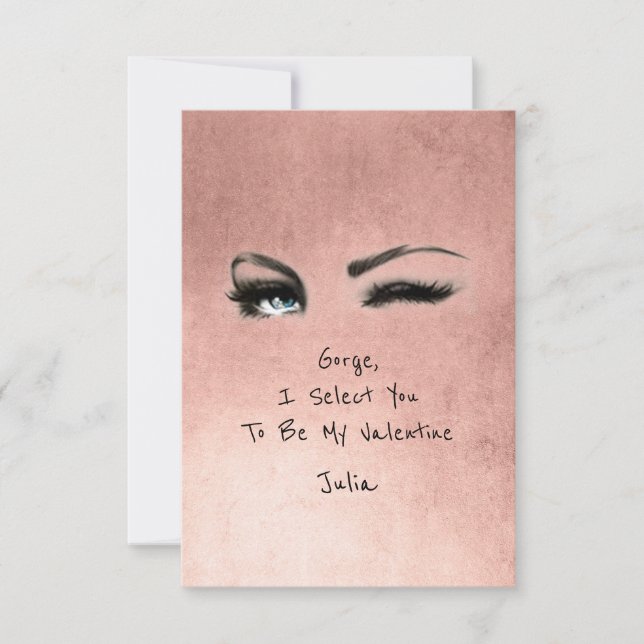 Marilyn Monroe Valentine Love Declaration Invitation (Front)