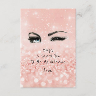 Marilyn Monroe Valentine Love Declaration Pink Invitation