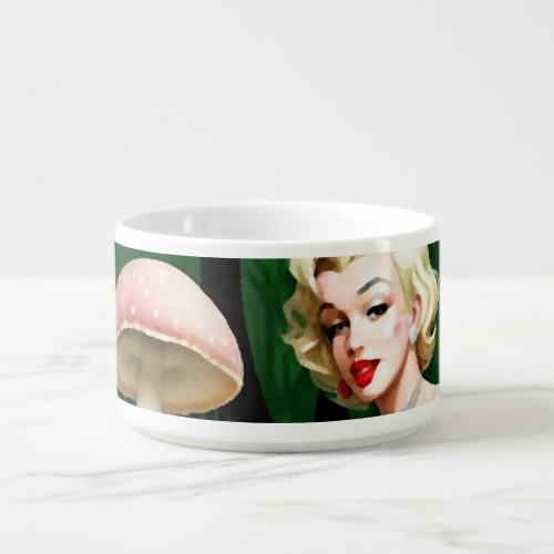 Marilyn mushroom fun home decore unique bowl