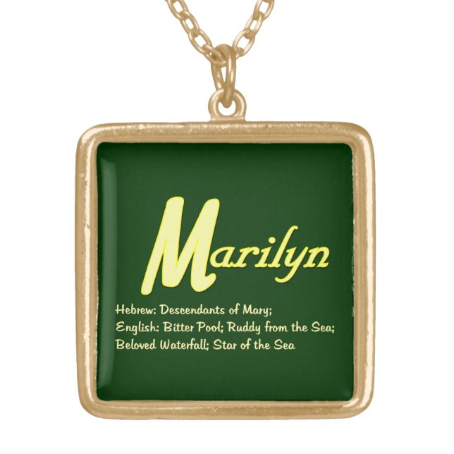 Marilyn Necklace (Front)