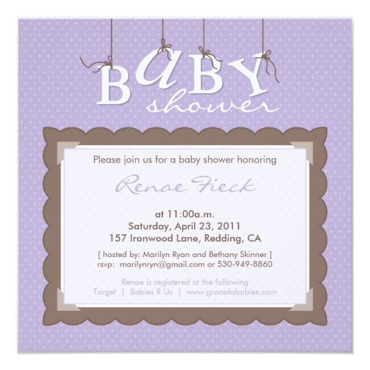 marilyn ryan :: BABY SHOWER INVITES