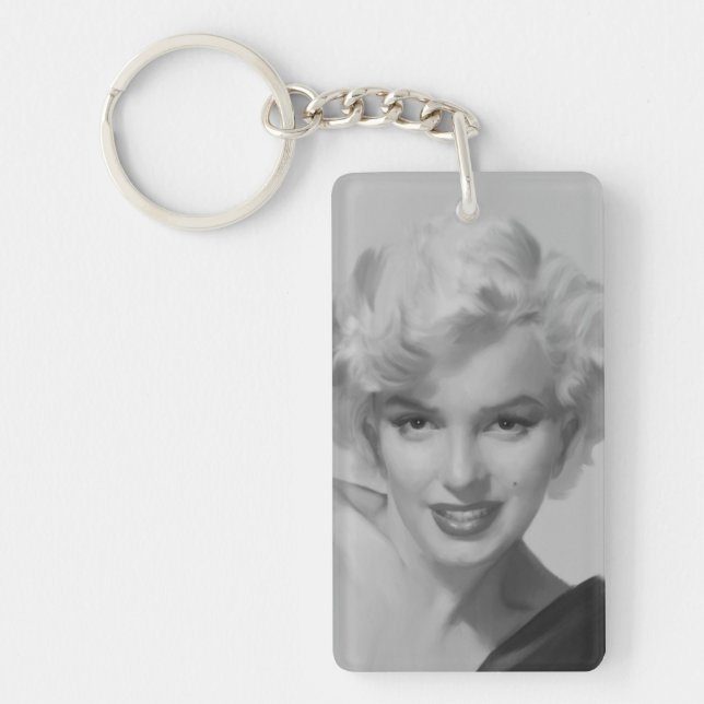 Marilyn the Look Keychain (Front)