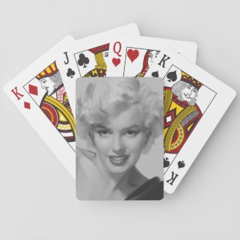 Marilyn The Look Playing Cards by boulevardofdreams at Zazzle