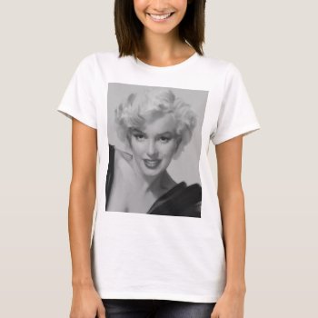 Marilyn The Look T-shirt by boulevardofdreams at Zazzle