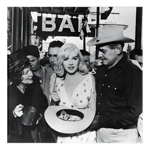 Marilyn vintage poster acrylic print