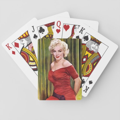 Marilyn vintage poster playing cards