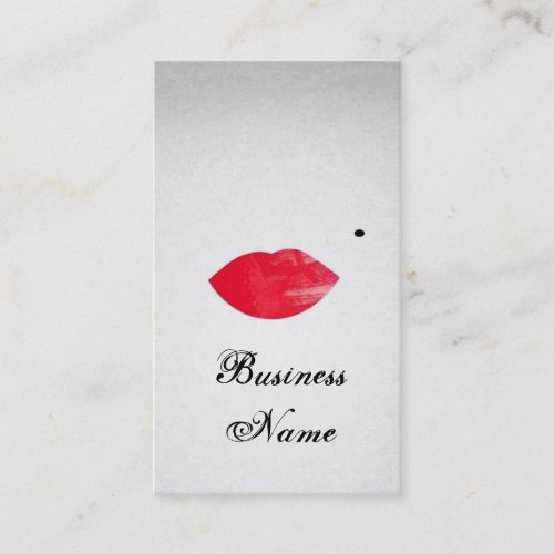 Marilyns Lips Make Up Artist Card Business Card