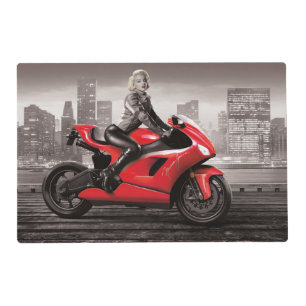 Marilyn's Motorcycle Placemat
